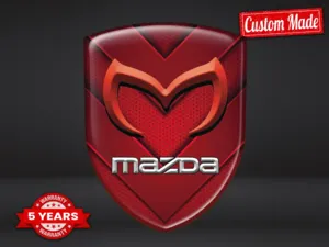 Mazda Etichette Aziendali Robuste Limitate Alta Qualità